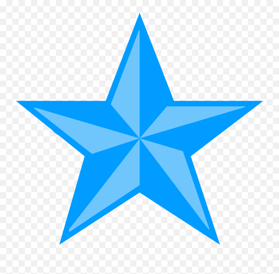 3d Blue Star Png - Blue And Green Nautical Star,Nautical Png