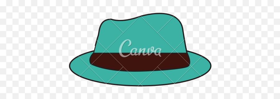 Fedora Icon 265604 - Free Icons Library Canva Png,Cartoon Icon Pack
