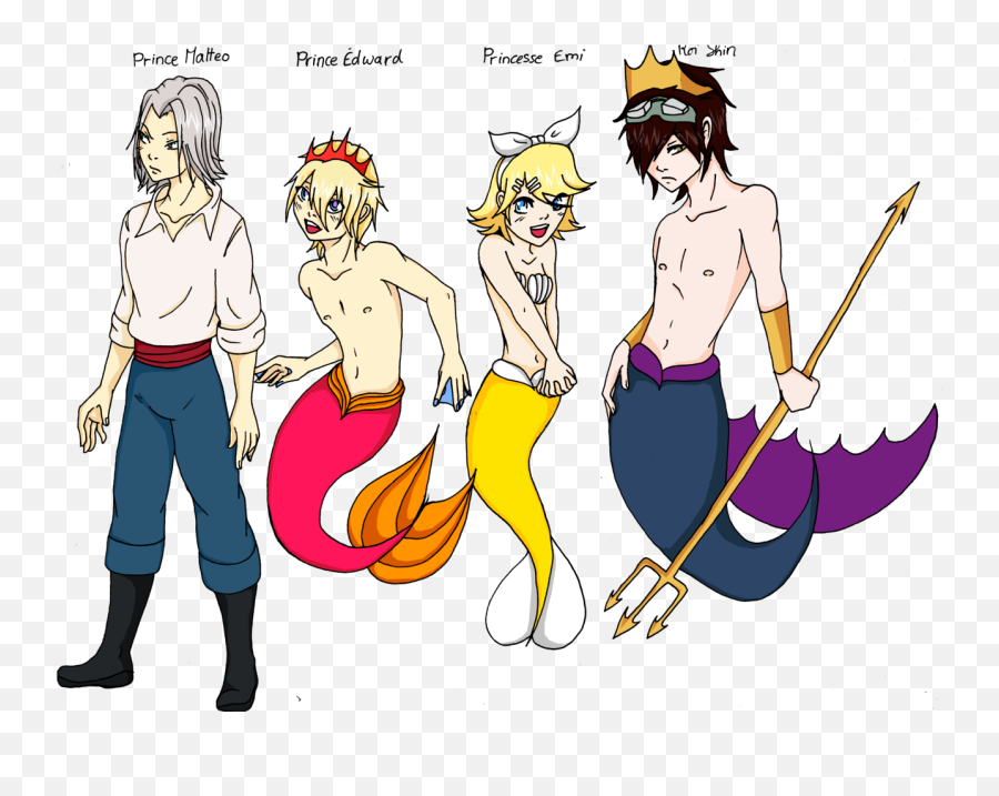 Download Mermaid Tail - Anime Mermaid Tail Drawing Png Image,Mermaid Tail Png