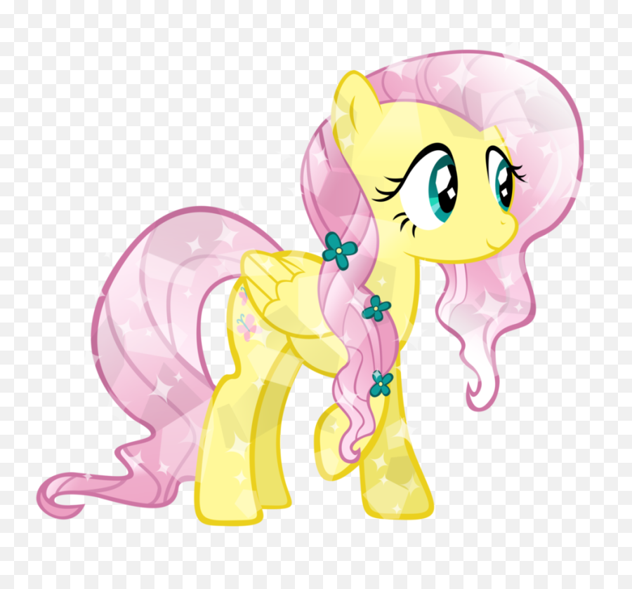 Fluttershy - My Little Pony Crystal Fluttershy Png,Fluttershy Png