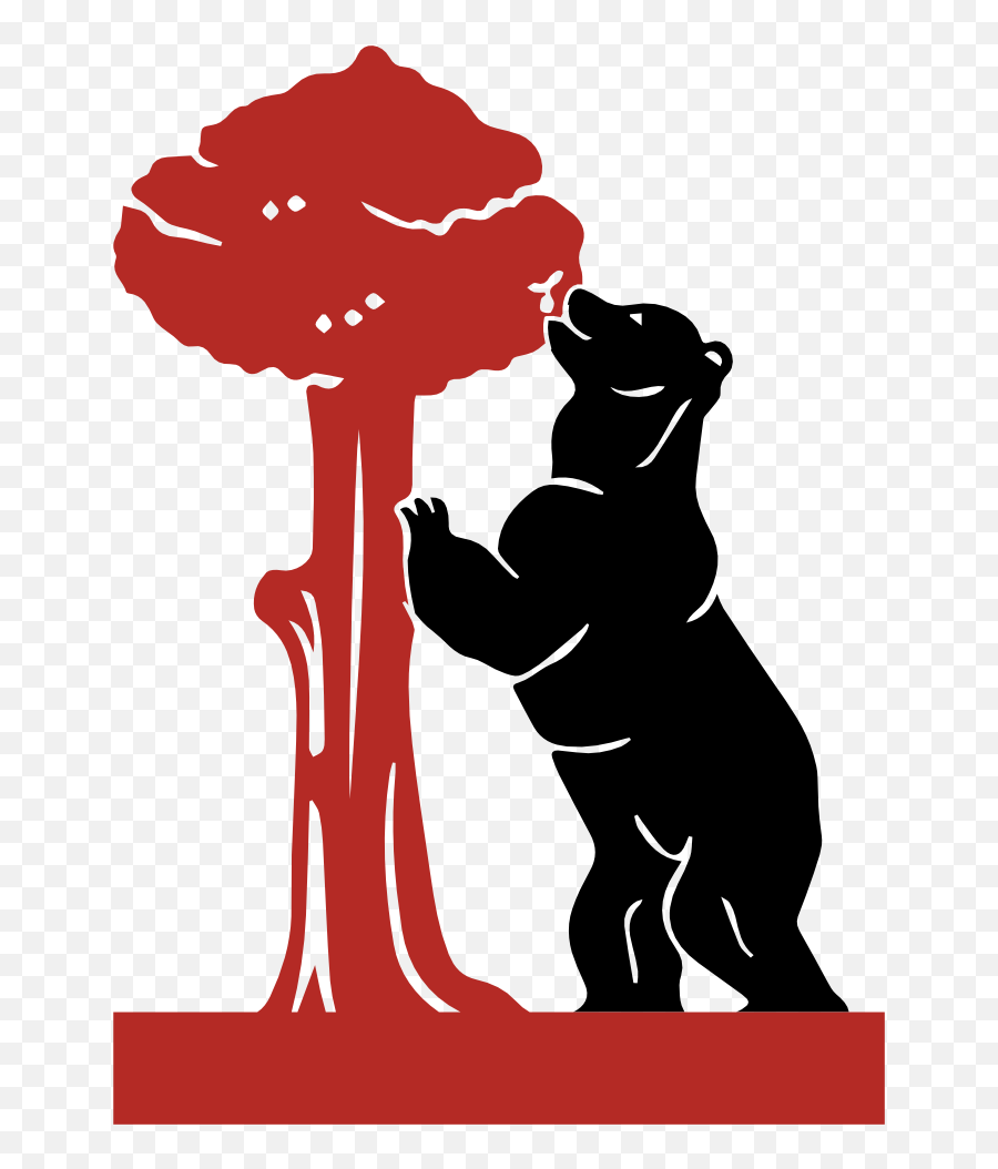 Madrid Bear And Tree Icon Spanish Travel Iconset Unclebob - Madrid Bear And Tree Logo Png,Tree Icon Png