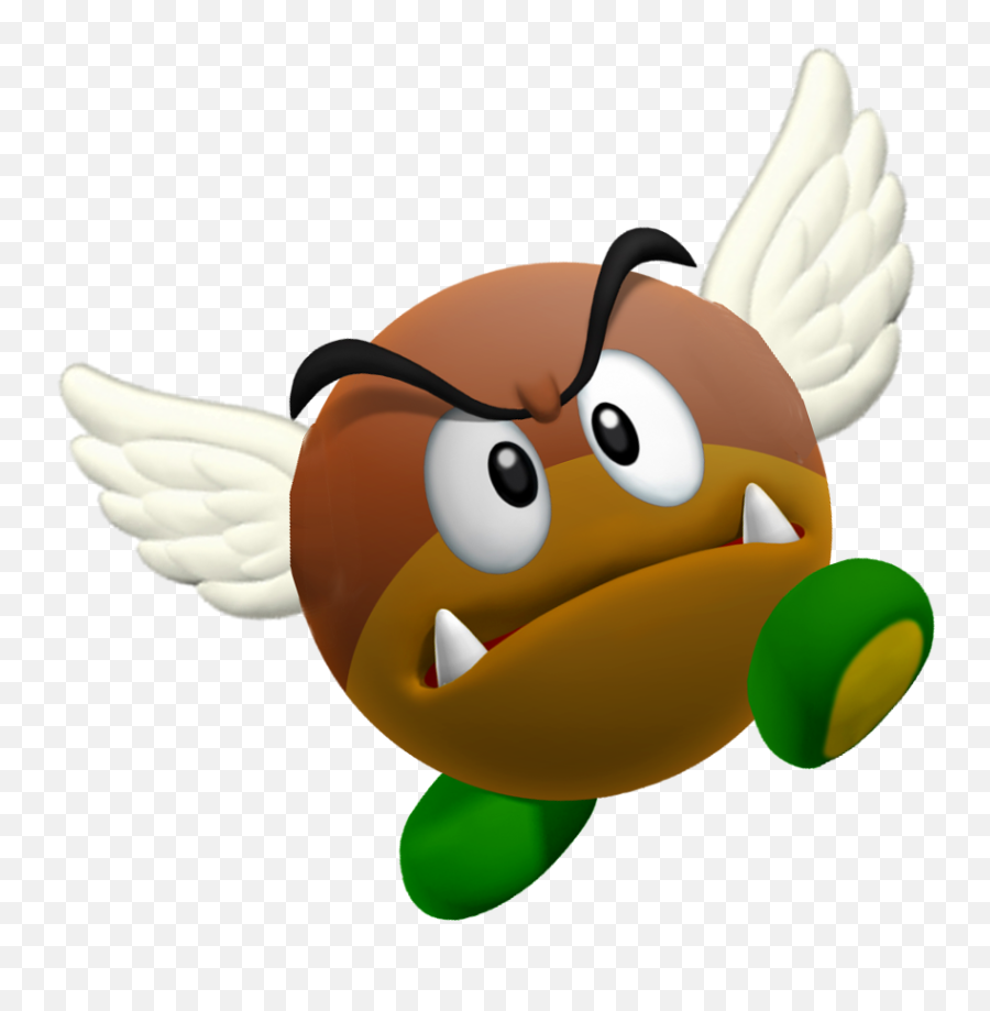 Flying Goomba Png Image - Galoomba Mario,Goomba Png