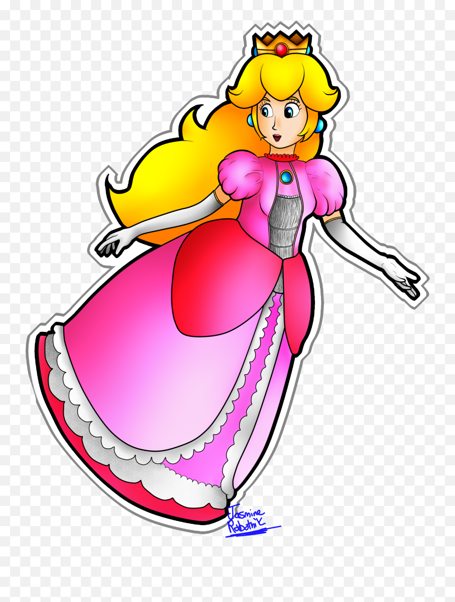 Princess Peach Sticker Weasyl - Princess Peach Stickers Png Transparent,Princess Peach Transparent