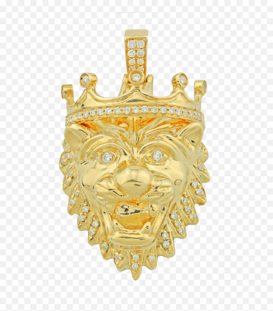 Crowned Lionu0027s Head Pendant U2014 Nyc Luxury - Pendant Png,Lion Head Png