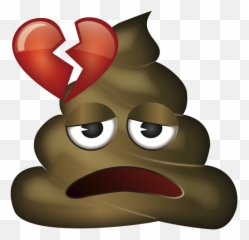 Emoji U2013 The Official Brand Broken Heart Poo - Poop Emoji With Mustache png
