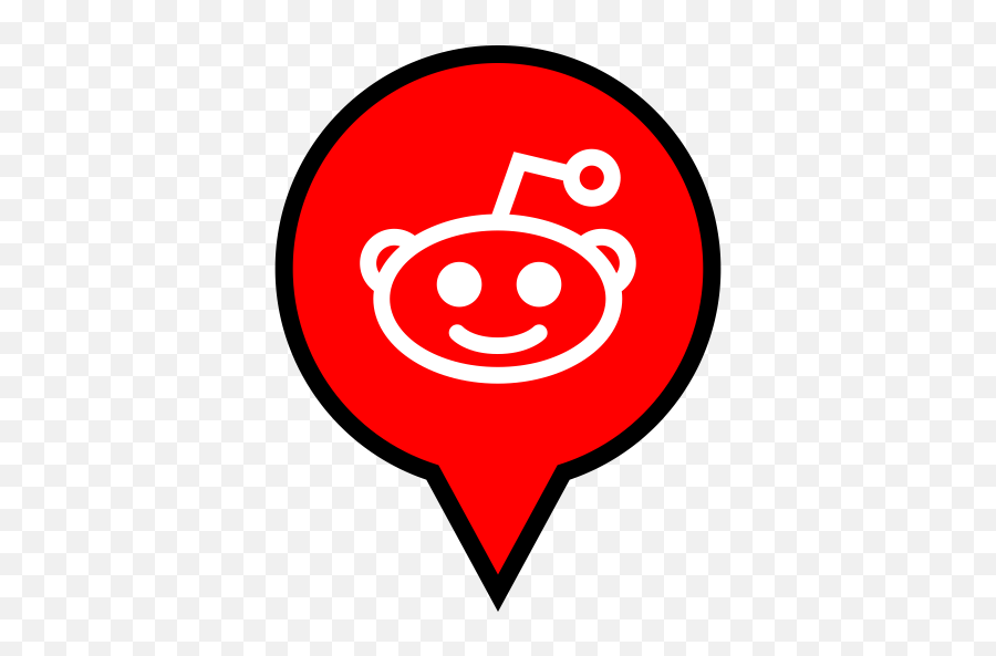 Reddit Logo Icon Of Colored Outline - Reddit Icon Png,Reddit Logo Png