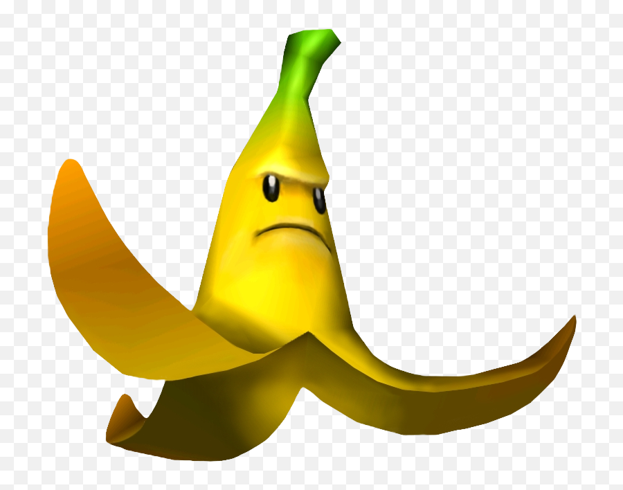 Giant Banana - Mario Kart Double Dash Big Banana Clipart Banana Peel Mario Kart Png,Banana Peel Png
