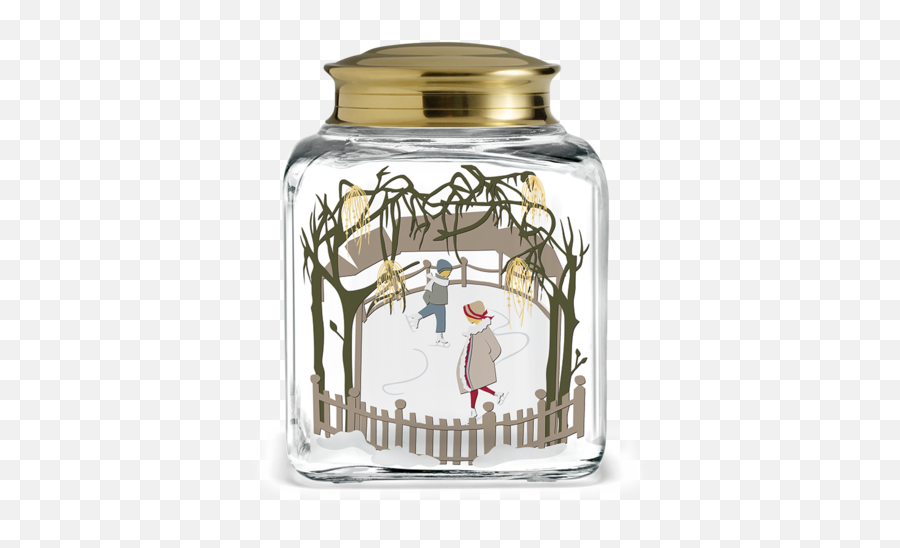 Holmegaard Christmas 2019 Biscuit Jar U2013 Normode - Ozdobne Pojemniki Na Ciastka Png,Biscuit Transparent