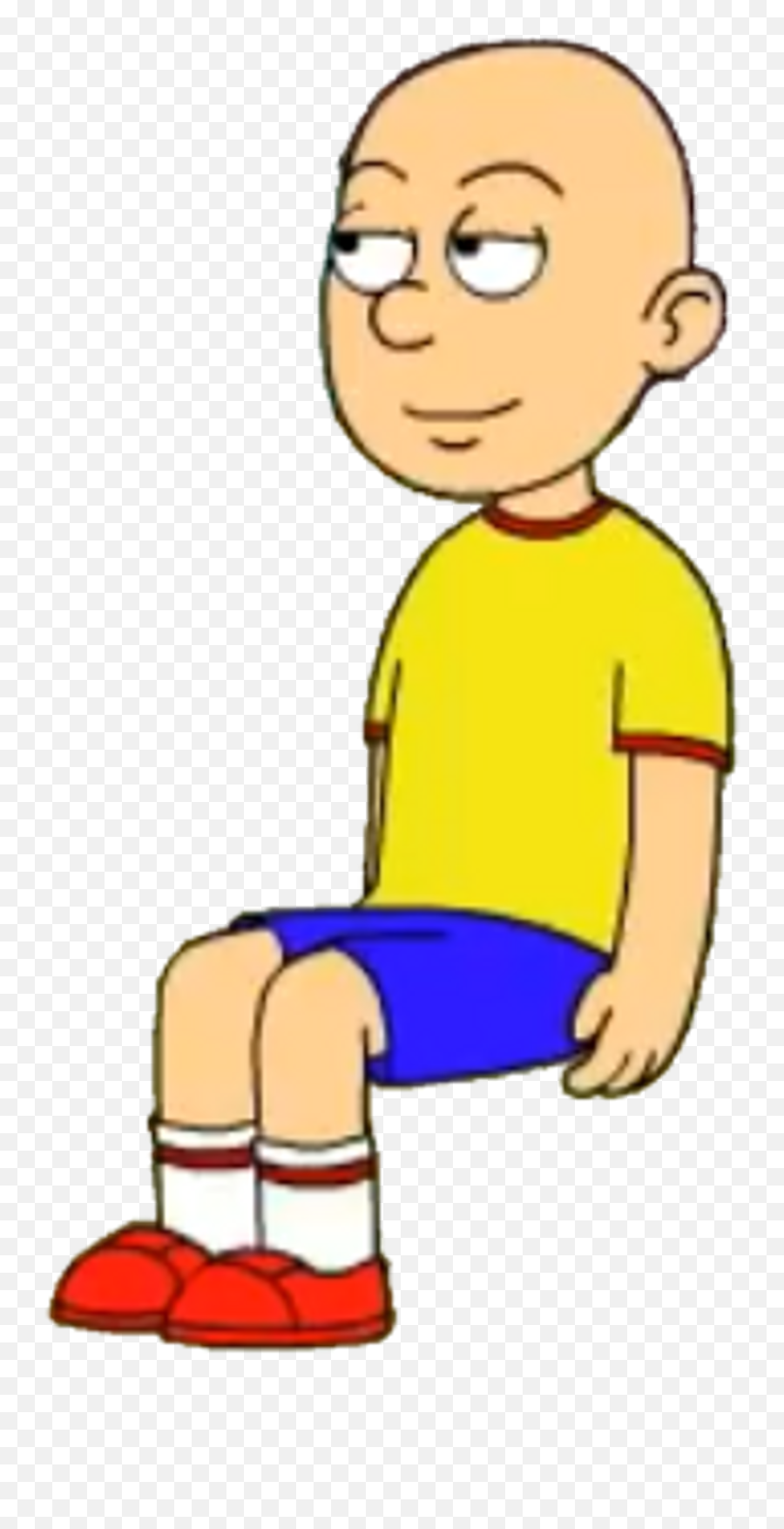 Download Hd Caillou Sticker - Caillou Goanimate Png,Caillou Png