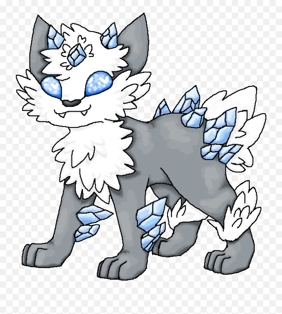 Pixilart - Pokemon Fusion Arcanine And Carbink By Cartoon Png,Arcanine Png