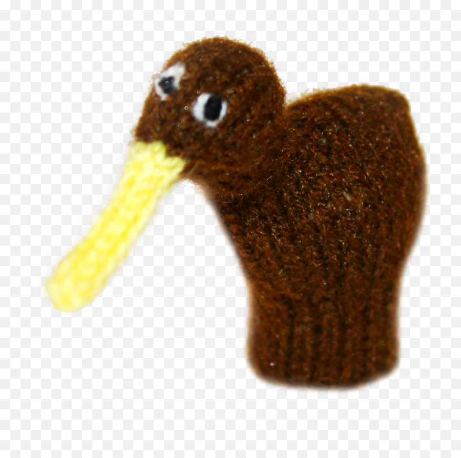 Kiwi Bird Finger Puppet - Crochet Png,Puppet Png