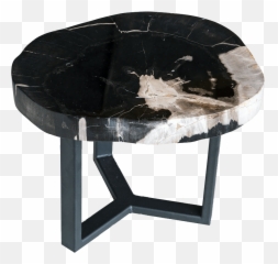 Petrified Wood Side Tables Unik Living - Unique Tables End Table Png,Side Table Png