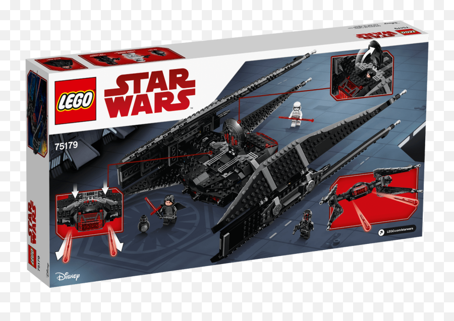 75179 Kylo Renu0027s Tie Fighter - Lego Star Wars Kylo Renu0027s Tie Lego Star Wars The Last Jedi Png,Tie Fighter Png
