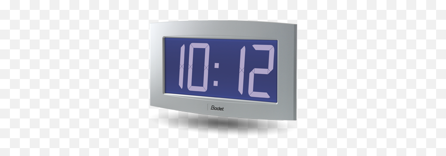 Bodet Time - Lcd Clock Backlit Opalys 7 Led Display Png,Digital Clock Png