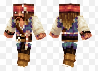 Captain Jack Sparrow - Minecraft Pirate Of The Caribbean Mejores Skin Del Minecraft Png,Jack Sparrow Png