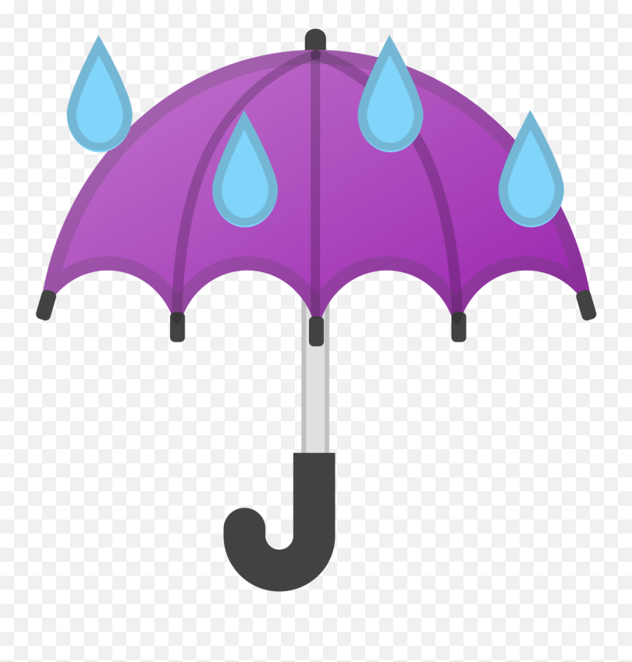 Umbrella With Rain Drops Emoji - Umbrella Emoji Png,Rain Emoji Png