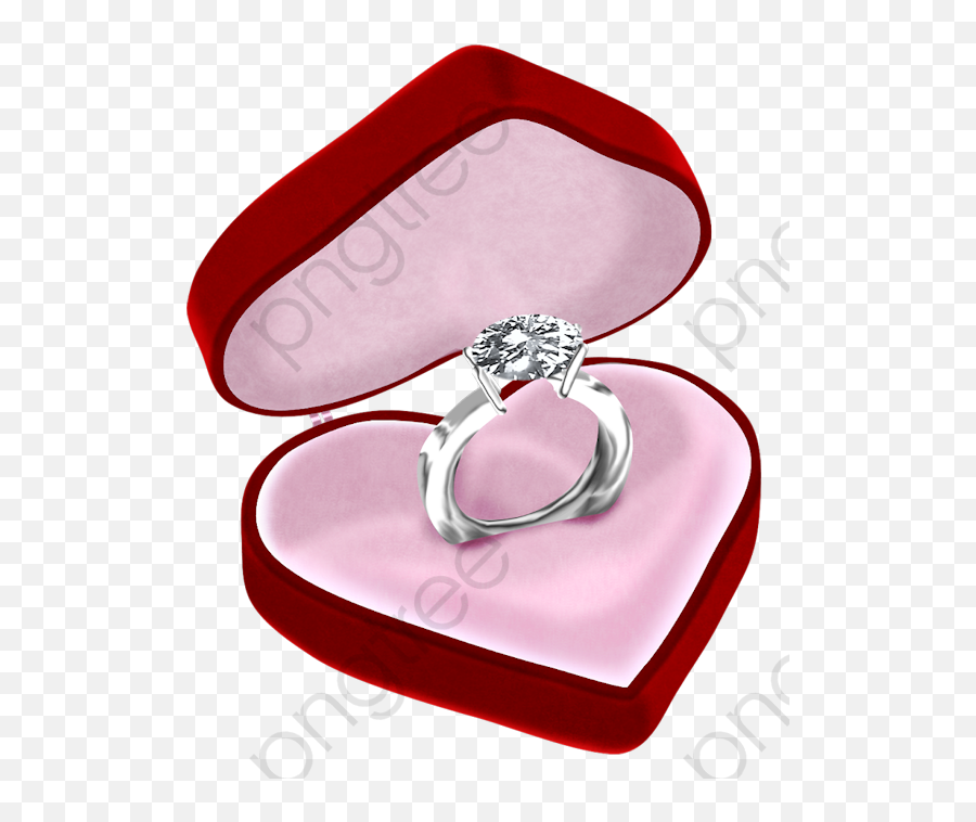 Wedding Rings Clipart Vintage - Engagement Ring Box Png Wedding Ring Box Red,Ring Clipart Png