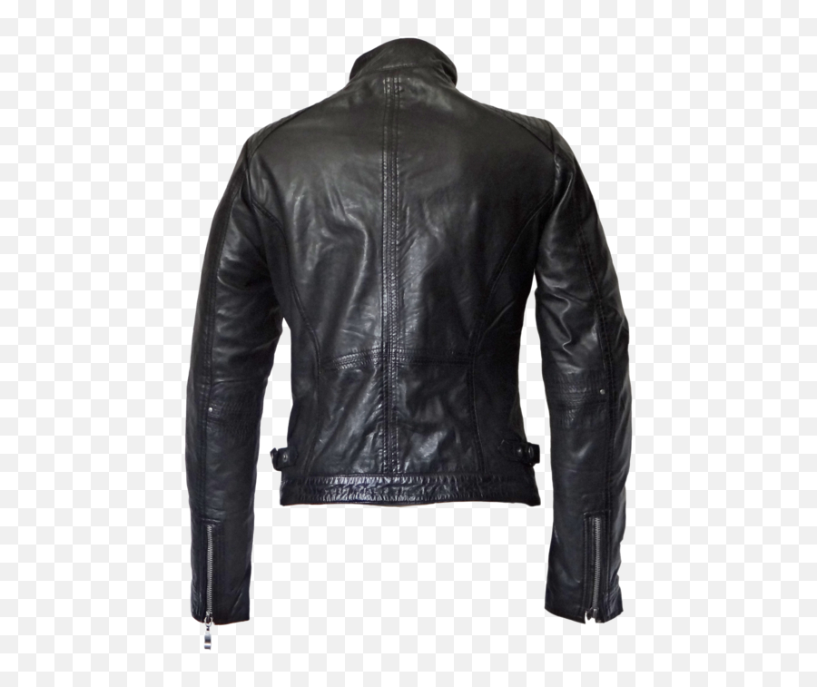 Ladies Leather Jacket Rihanna In Black Cognac Red - Chaqueta De Cuero Con Capucha Mujer Png,Rihanna Transparent