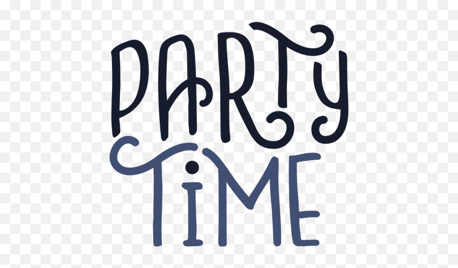 Party Time Lettering - Calligraphy Png,Time Png