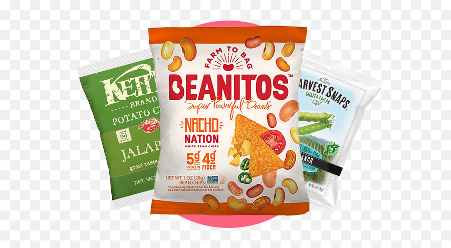 Healthy Snack Delivery Service For Offices And Homes - Kettle Chips Png,Chips Png
