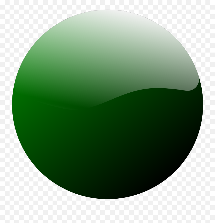 Button Round Glossy - Free Vector Graphic On Pixabay Round Icon Png Transparent,Green Button Png
