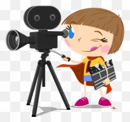 Children Clipart Camera - Create A Movie Full Size Make Cartoon png