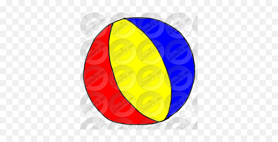 Beach Ball Picture For Classroom Therapy Use - Great Beach Circle Png,Beach Ball Clipart Png