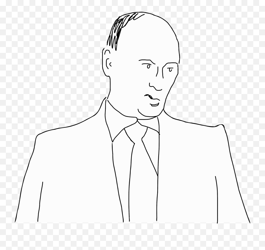 Vladimir Putin Photo Background Transparent Png Images And - Mister Clipart Black And White,Putin Head Png