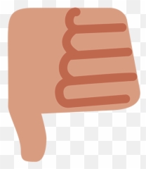 Thumbs Down Sign Emoji For Facebook Email U0026 Sms Id Png