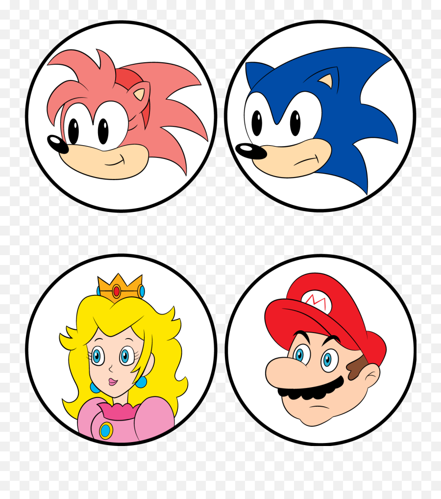 Sonic Vs Mario - Fictional Character Png,Sonic Head Png