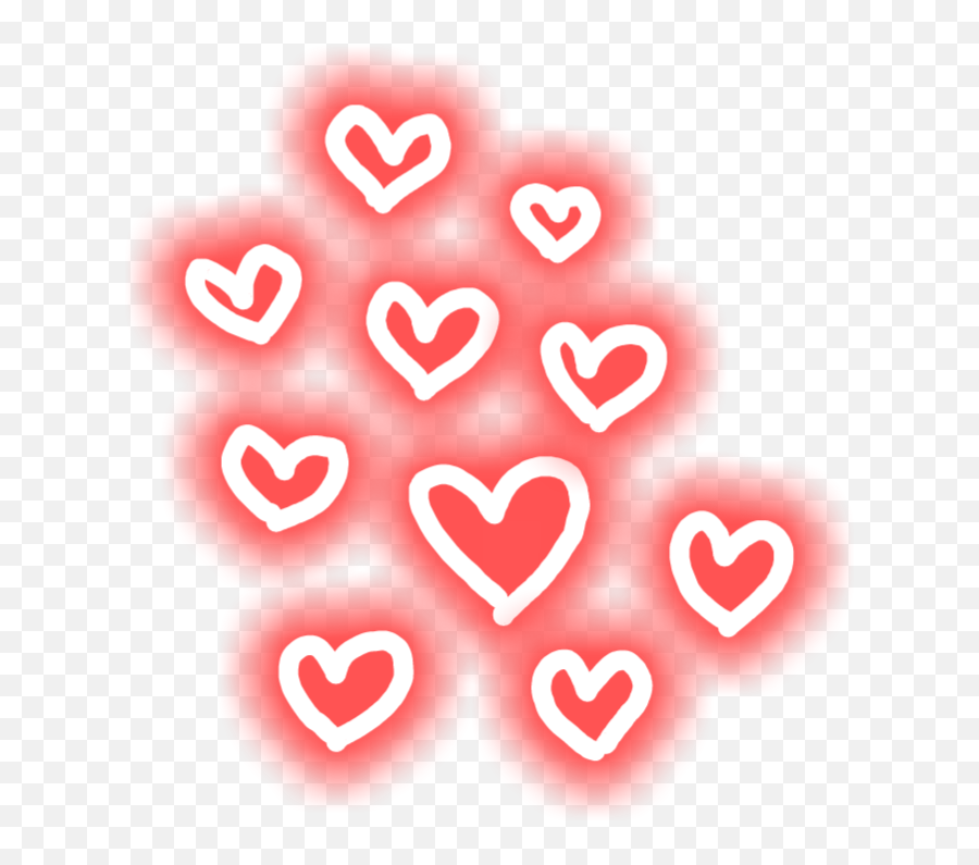 Download Heart Hearts Glowing - Heart Full Heart Png Transparent,Glowing Star Png