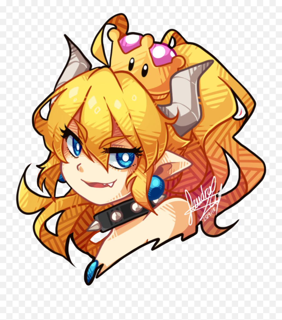 The Lewdest Bowsettes - Fictional Character Png,Bowsette Png