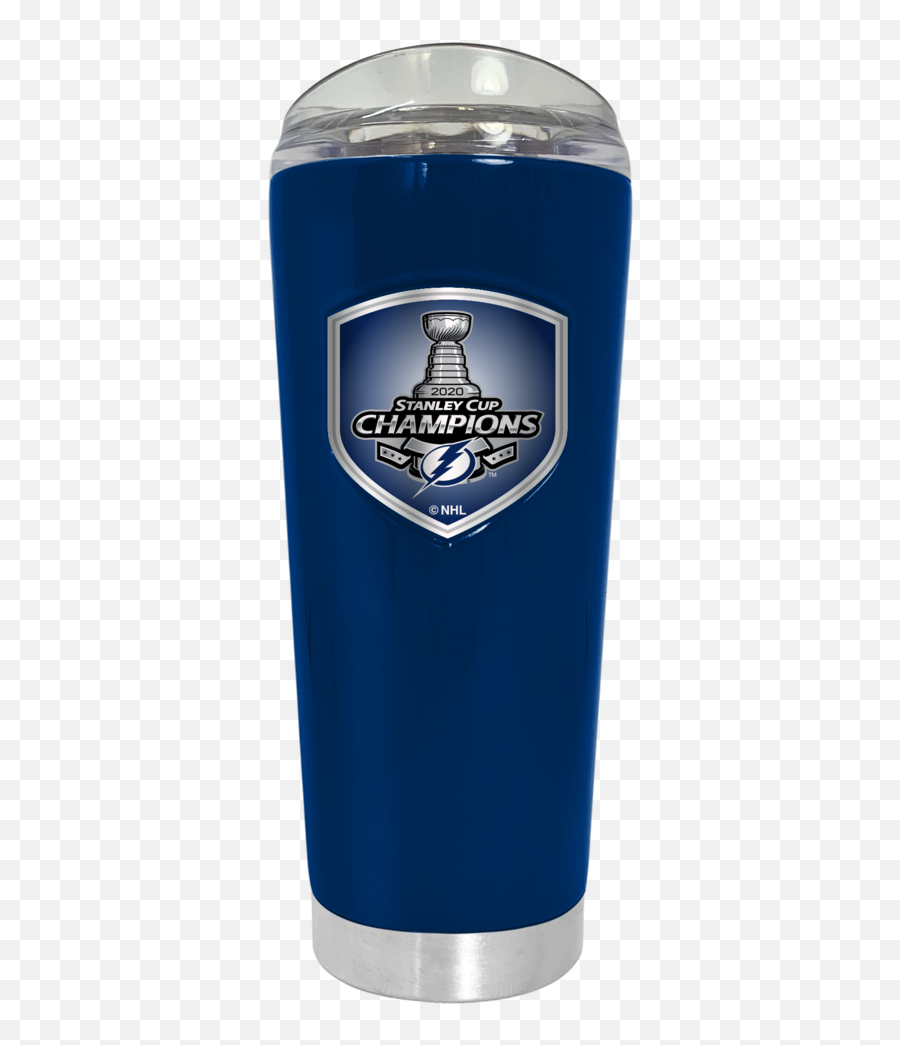 Tampa Bay Lightning Stanley Cup 2020 Champions 18 Oz Roadie Tumbler - 2015 Stanley Cup Champions Png,Stanley Cup Logo
