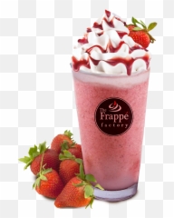 Download The Frappe Factory Fresa New - Strawberry Smoothie Png,Fresa Png
