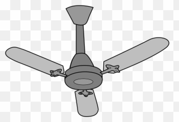 Ceiling - Fan Black And White Png,Ceiling Fan Png
