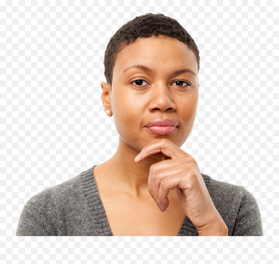 Thinking Woman Png Image - Purepng Free Transparent Cc0 Woman Thinking Transparent Background,Women Face Png