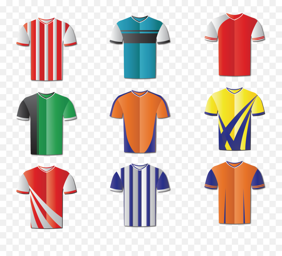 Shirts Clipart Soccer Jersey - Soccer T Shirt Cartoon Png,Soccer Jersey Png