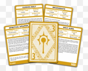 Du0026d Cleric Spellbook Cards 5th Edition Dungeons U0026 Dragons - Cleric Spellbook Cards Png,Cleric Icon