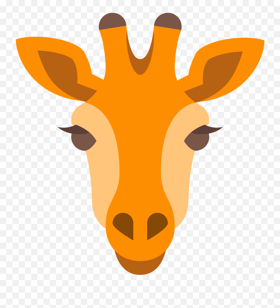 Giraffe Symbol - Giraffe Clipart Head Png,Giraffe Icon