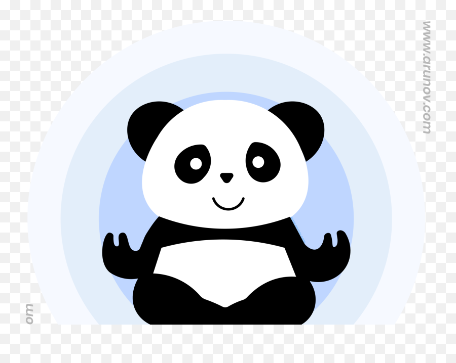 Meditating Panda - Dot Png,Panda Buddy Icon