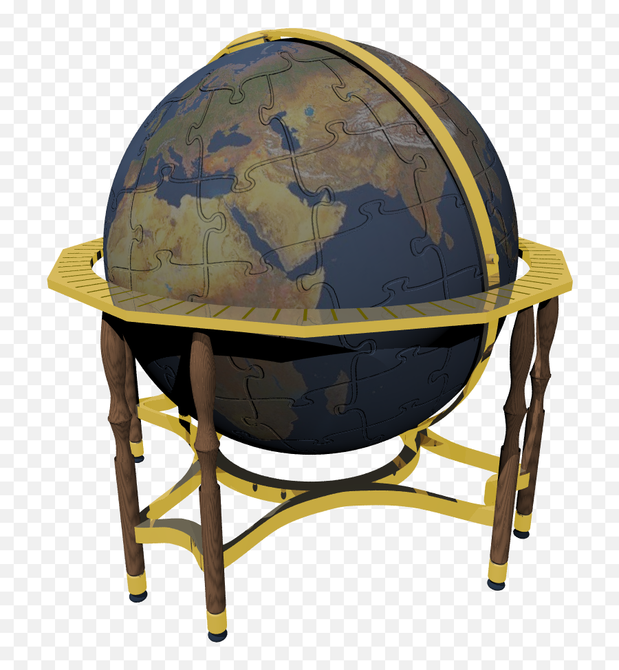 Puzzle - Globe Png,Cage Png