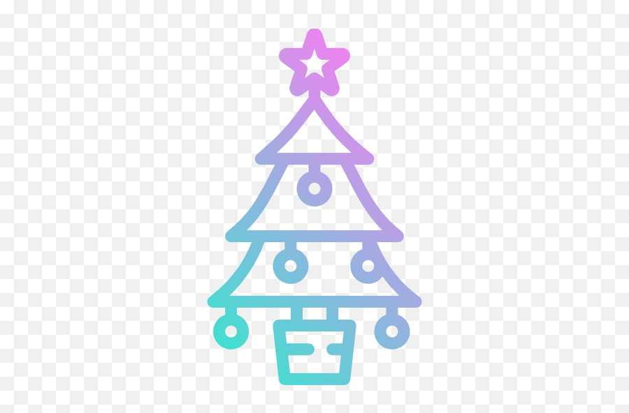 Christmas Tree - Free Nature Icons Orange Christmas Tree Png Transparent,Christmas Trees Icon