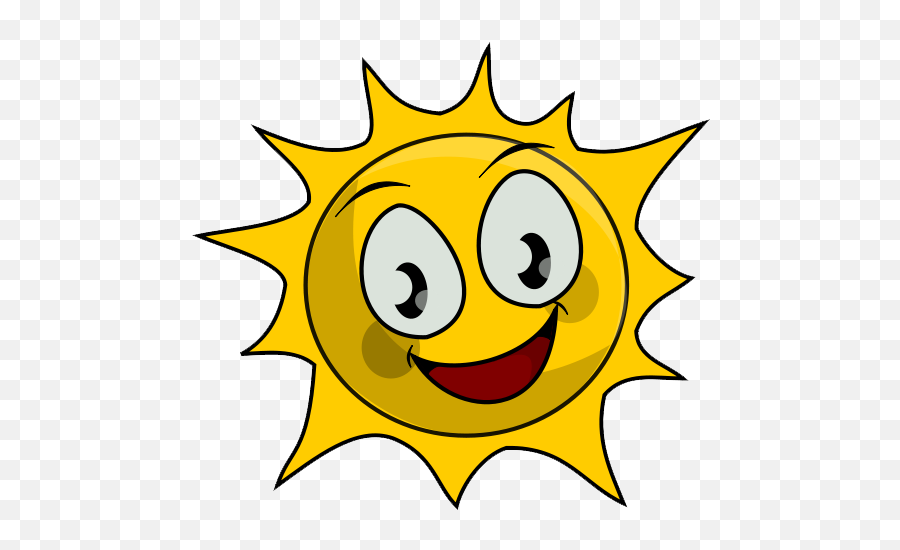 Free Sun Cartoon Png Download Clip Art - Sunny Day Images Cartoon,Happy Sun Png