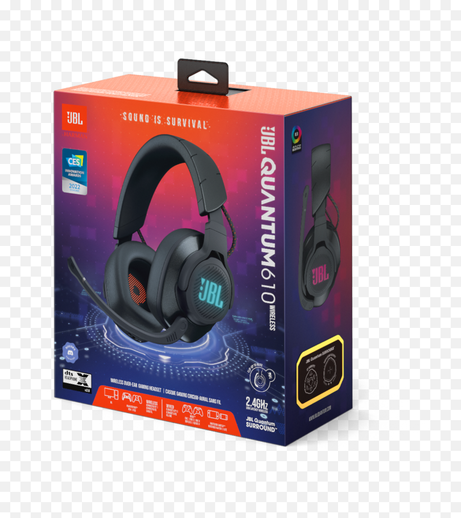 Jbl Quantum 610 Wireless Over - Ear Gaming Headset Quantum 600 Jbl Headset Png,Teamspeak Icon Slooth