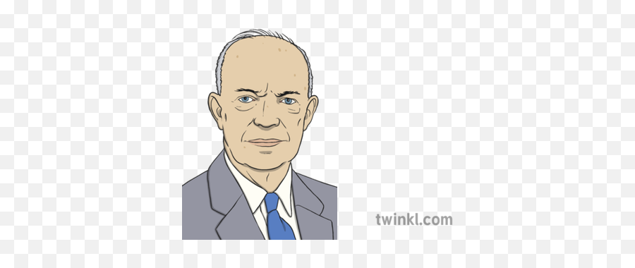 Dwight D Eisenhower Illustration - Gentleman Png,Dwight Png