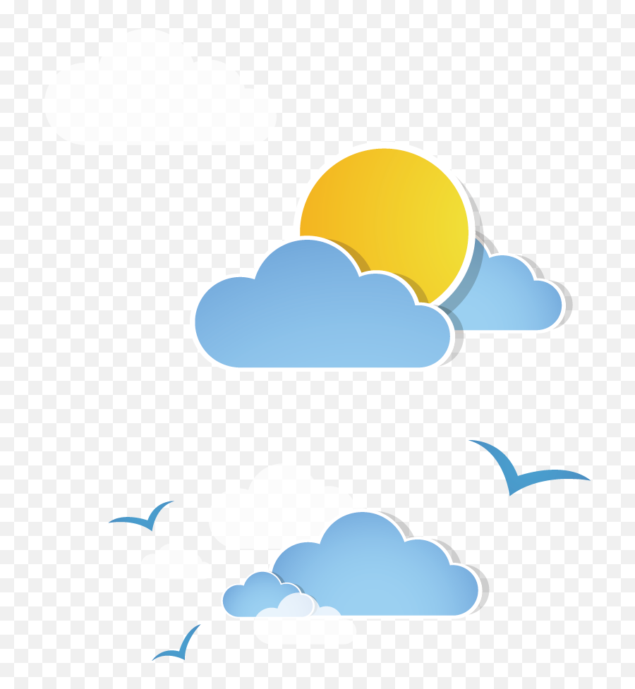 Sunrise Sky Clipart Png Picture 527871 - Illustration,Clouds Clipart Png