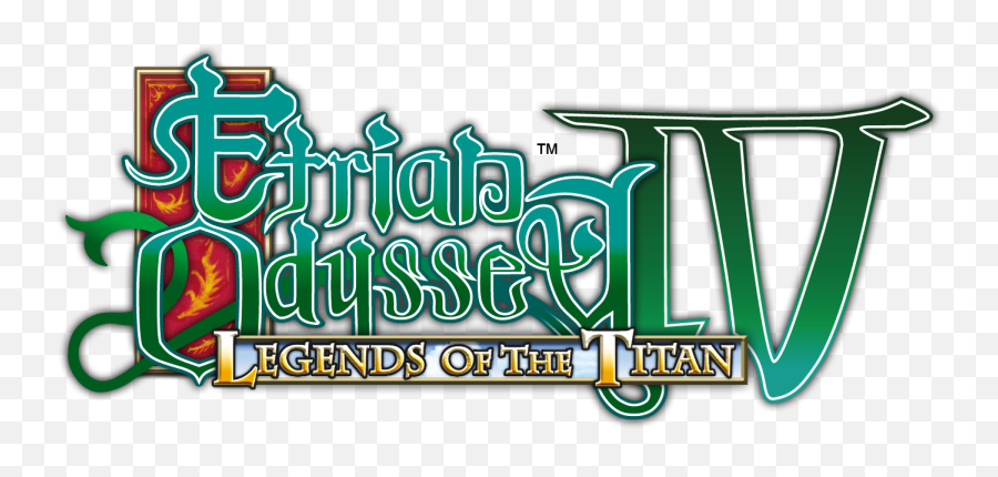 The Typography Of Atlus Usa Shin Megami Typeface By - Etrian Odyssey 4 Logo Png,Persona 3 Fes Icon