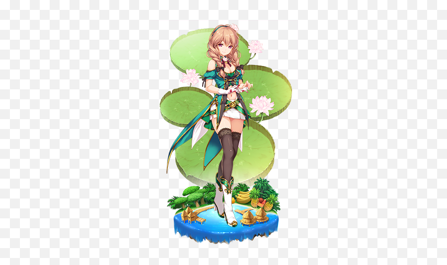 Royal Water Lily June Bride Flower Knight Girl Wikia Png Icon