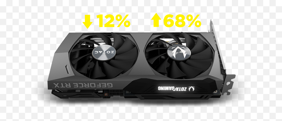 Zotac Mini Pcs And Geforce Rtx Gaming Graphics Cards - Zotac Rtx 3060 Led Png,Airflow Icon 15 Fan