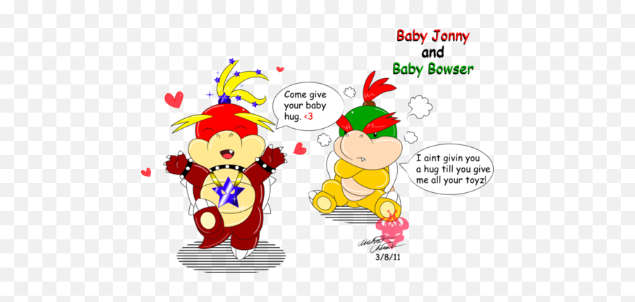 Bowser Jr Kitty - Nintendo Villains Fan Art 24395236 Fanpop Baby Bowser Jr Fanart Png,Bowser Jr Icon